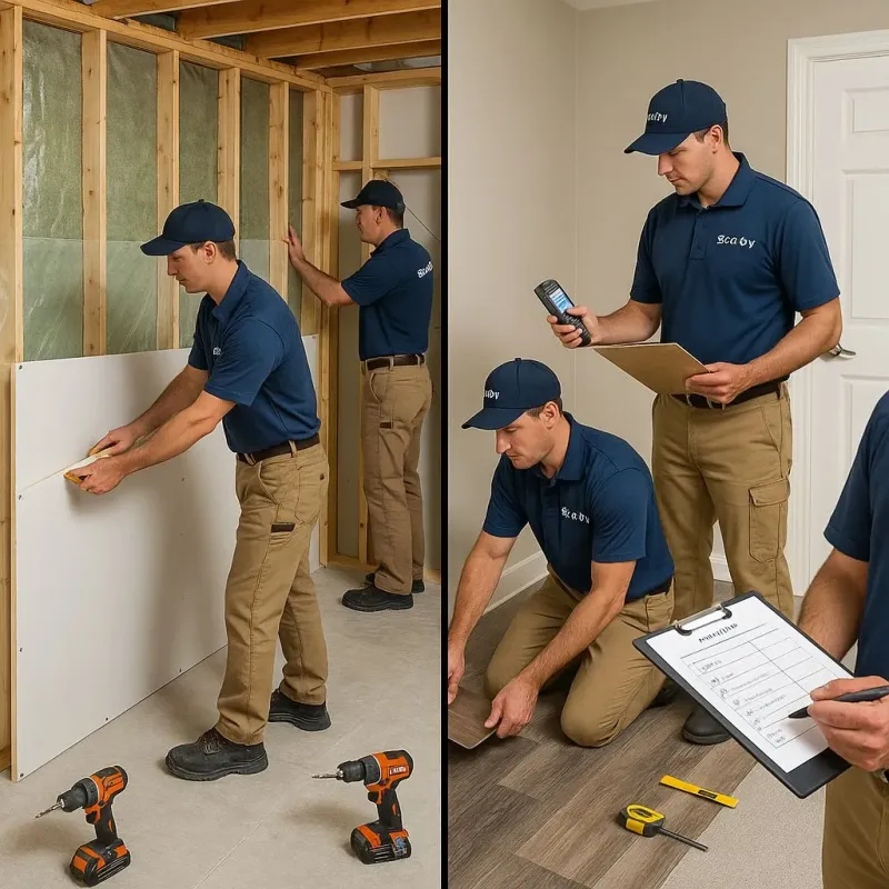 Repairs and Reconstruction process in Clay, AL